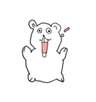 ハムスター（ラブ＆ピース）（個別スタンプ：3）