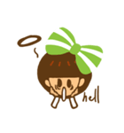Yondoo (a green ribbon girl)（個別スタンプ：27）