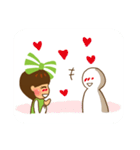 Yondoo (a green ribbon girl)（個別スタンプ：36）
