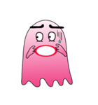 A Funny Pink Ghost（個別スタンプ：2）