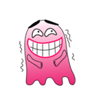 A Funny Pink Ghost（個別スタンプ：6）