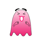 A Funny Pink Ghost（個別スタンプ：10）