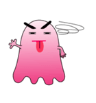 A Funny Pink Ghost（個別スタンプ：11）