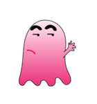 A Funny Pink Ghost（個別スタンプ：20）