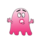 A Funny Pink Ghost（個別スタンプ：21）