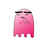 A Funny Pink Ghost（個別スタンプ：30）