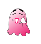 A Funny Pink Ghost（個別スタンプ：31）