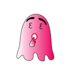 A Funny Pink Ghost（個別スタンプ：33）