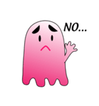 A Funny Pink Ghost（個別スタンプ：36）