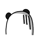 黒麻パンダ（個別スタンプ：38）