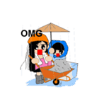 Draw oneself workers chapter（個別スタンプ：15）