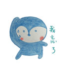 Shy penguin and lively monkey（個別スタンプ：9）