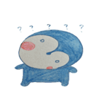 Shy penguin and lively monkey（個別スタンプ：13）