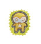 Shy penguin and lively monkey（個別スタンプ：39）