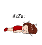 Red lady ＆ Boyfriend（個別スタンプ：2）