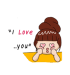 Red lady ＆ Boyfriend（個別スタンプ：3）