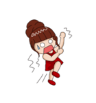 Red lady ＆ Boyfriend（個別スタンプ：17）