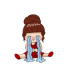 Red lady ＆ Boyfriend（個別スタンプ：18）