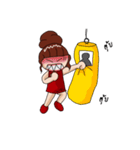 Red lady ＆ Boyfriend（個別スタンプ：27）