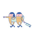 Sweet Moments between couples（個別スタンプ：4）