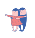 Sweet Moments between couples（個別スタンプ：14）