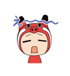 赤べこちゃん2（個別スタンプ：3）