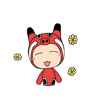 赤べこちゃん2（個別スタンプ：13）