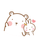 Bear and Rabbit 5 +（個別スタンプ：1）