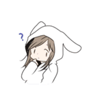 あごはずれうさぎ（個別スタンプ：19）