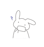 あごはずれうさぎ（個別スタンプ：20）
