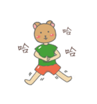 Lazy Brown Bear（個別スタンプ：4）