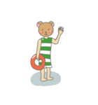 Lazy Brown Bear（個別スタンプ：30）