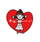ゆるポップな女の子（個別スタンプ：8）