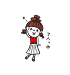 ゆるポップな女の子（個別スタンプ：14）