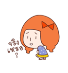 Anxious girl（個別スタンプ：7）