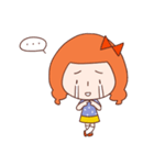 Anxious girl（個別スタンプ：9）