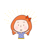 Anxious girl（個別スタンプ：11）