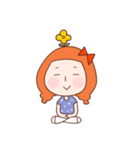 Anxious girl（個別スタンプ：16）