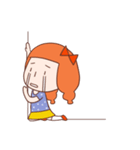 Anxious girl（個別スタンプ：20）