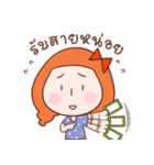 Anxious girl（個別スタンプ：29）