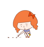 Anxious girl（個別スタンプ：32）