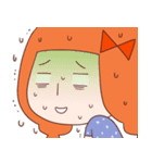 Anxious girl（個別スタンプ：34）