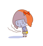 Anxious girl（個別スタンプ：36）