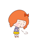 Anxious girl（個別スタンプ：39）