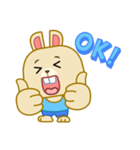 Happy Little Bunny（個別スタンプ：1）