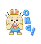 Happy Little Bunny（個別スタンプ：4）