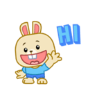 Happy Little Bunny（個別スタンプ：7）