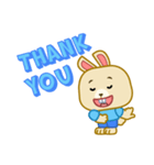 Happy Little Bunny（個別スタンプ：34）