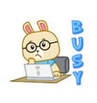 Happy Little Bunny（個別スタンプ：35）