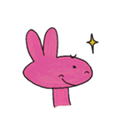 ピンクのうさぎとパパ（個別スタンプ：23）